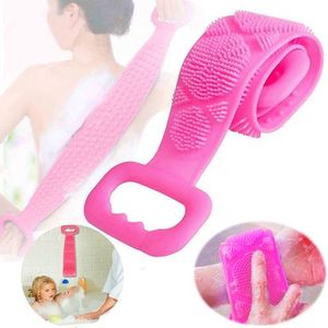 Brosse de corps de dos de silicone
