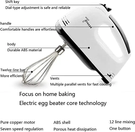 General Batteur Electrique 7 vitesse