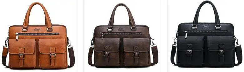 Porte-documents en cuir PU Modèle Professeur