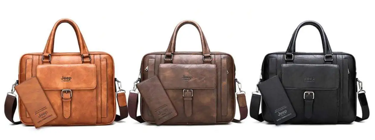 Porte-documents en cuir PU