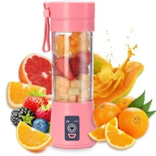 400ml Portable jus mélangeur USB presse-agrumes tasse multi-fonction fruits mélangeur Six lames mélangeur Smoothies bébé nourriture livraison directe