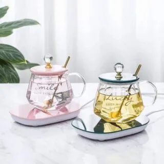 Tasse chauffante