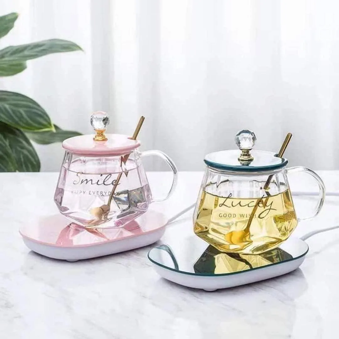 Tasse chauffante