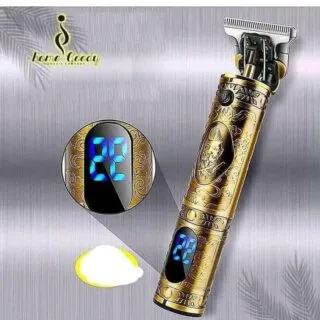 Kemei 228 tondeuse T9 sans fil pour hommes t-outliner Skeleton coupe cheveux lourd 0mm finition chauve Machine de coupe pour barbier