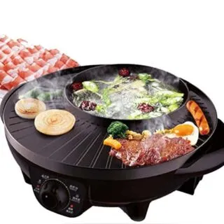 Cuisinière à barbecue double style BBQ au style coréen