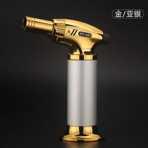 Briquet coupe-vent sans gaz, barbecue, torche d'extérieur, Turbo, pistolet de pulvérisation, tuyau de Butane, pour cuisine, 1300 C