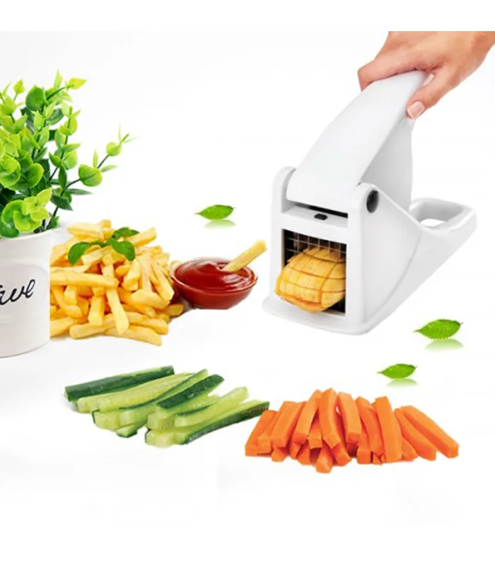 coupe-frite avec 2 grilles de découpe, Acier inoxydable