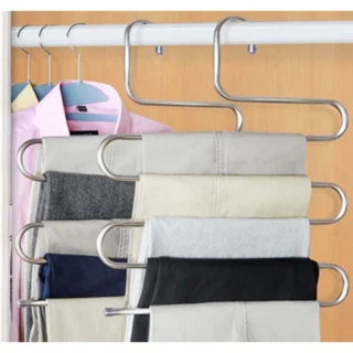 Cintres multicouches en forme de S pour vêtements et pantalons
