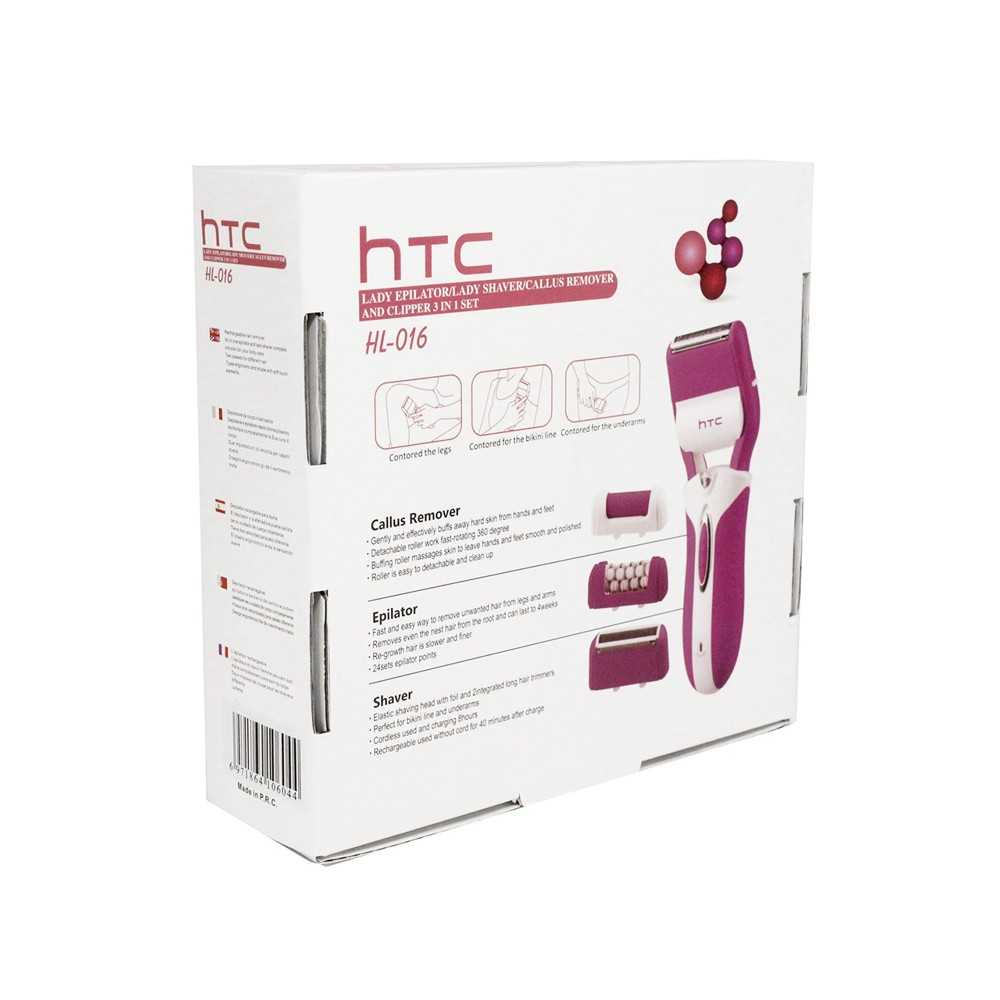 Coffret Epilation 3en1 Sans Fil HTC HL-016