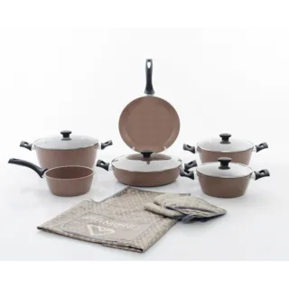 Batterie de cuisine DIAMOND granite 13 Pièces