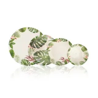 Service à Table 24 Pièces en Porcelaine