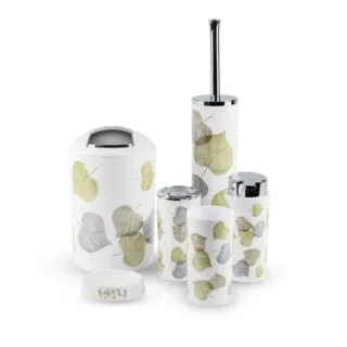 Set de Salle de Bain en Plastique 6 Pièces