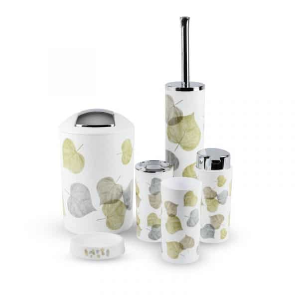 Set de Salle de Bain en Plastique 6 Pièces
