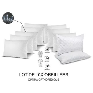 10 Oreillers Optima