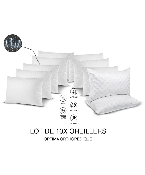 10 Oreillers Optima