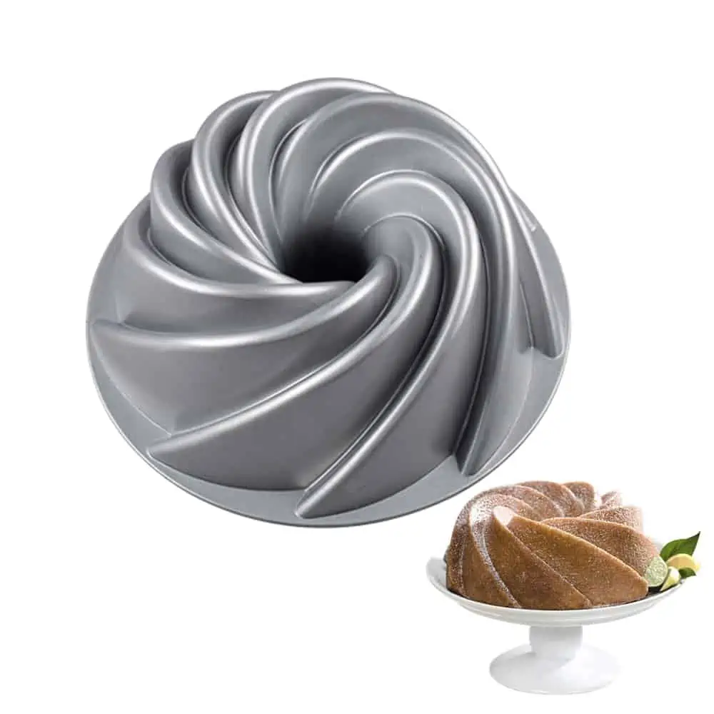 Moule à gâteau antiadhésif en fonte d'aluminium