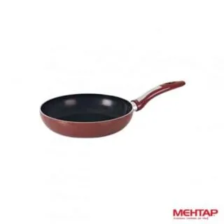 Poêle téflon rouge Hardena de diamètre 24 cm