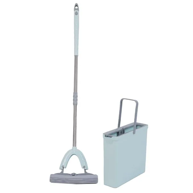 MOP Vadrouille-Papillon "SLIM" Avec Un Seau De 8L