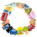 Cube d'activités pour bébé en bois pour enfants - Coffret cadeau pour filles | Cadeaux de 1er anniversaire pour 1 fille de 2 ans | Jouets d'apprentissage éducatifs pour tout-petits développementaux 12-18 mois | Labyrinthe de perles