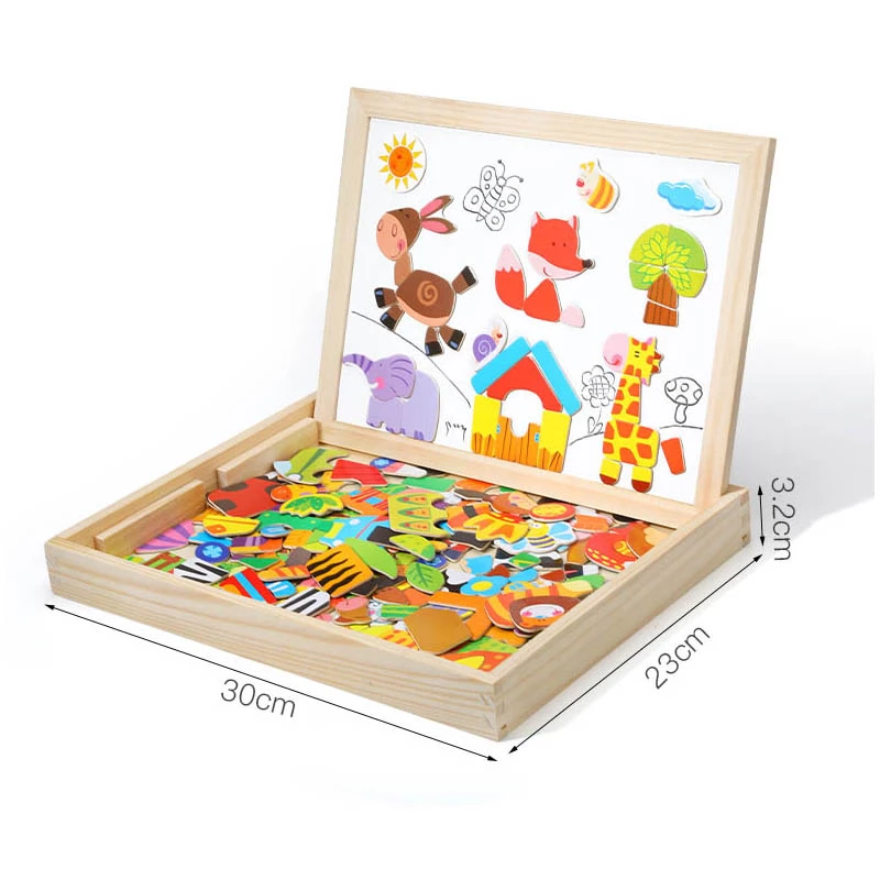 Cube d'activité en bois pour bébé