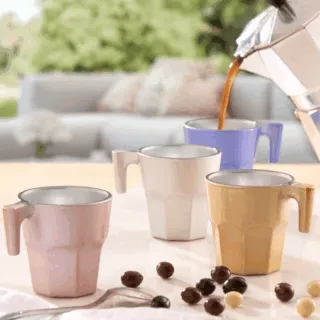 Set de 4 tasses en verre