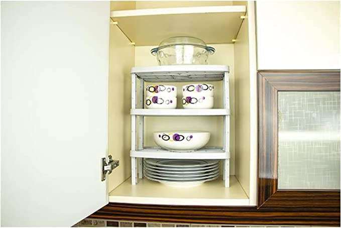 Organiseur De Tasses Empilable Pour Armoire - Gain De Place Pour Tasses à Café, Thé Et Dosettes