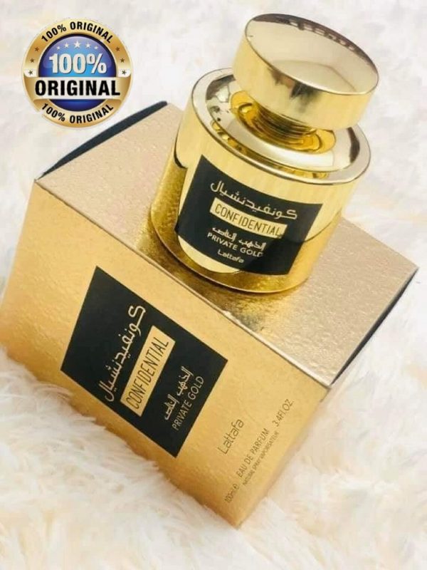 Parfum Confidentiel PRIVATE GOLD Lattafa ORGINAL