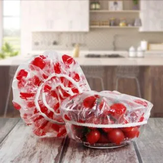 100 pièces couvercles alimentaires jetables
