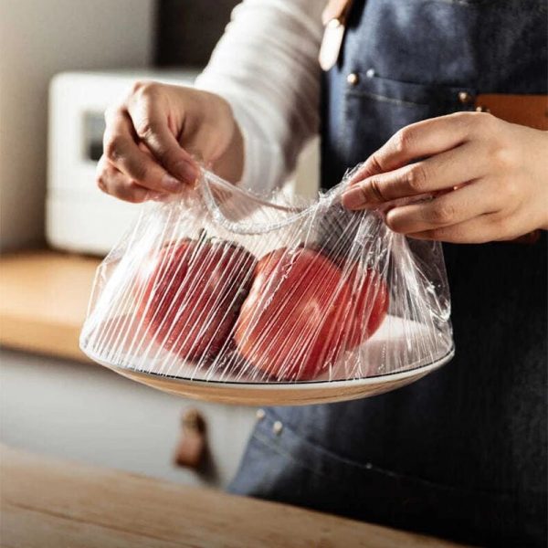 100 pièces couvercles alimentaires jetables