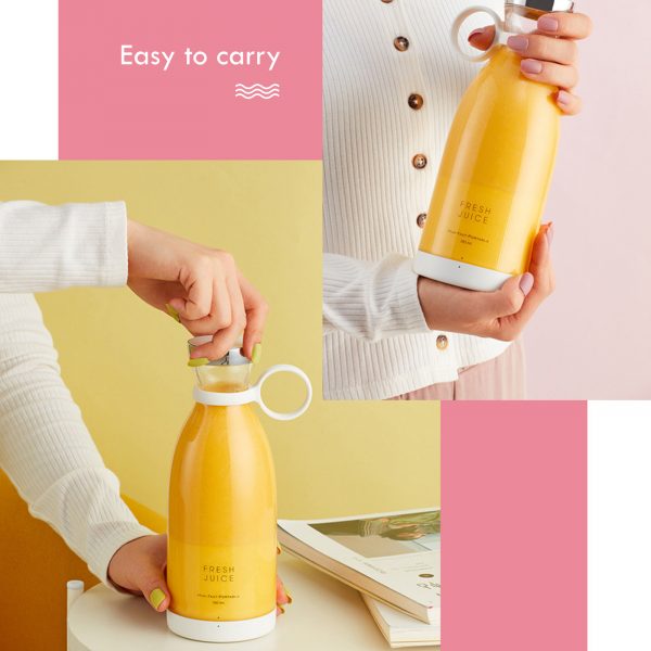 blender Fresh Juice Portable puissante pour jus secoue Smoothies charge sans fil