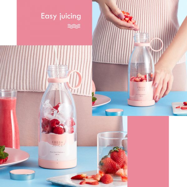 blender Fresh Juice Portable puissante pour jus secoue Smoothies charge sans fil