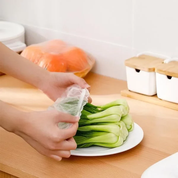 100 pièces couvercles alimentaires jetables