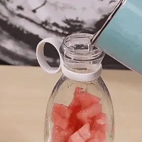 Fresh Juice est un blender puissant, qui s'emporte partout.