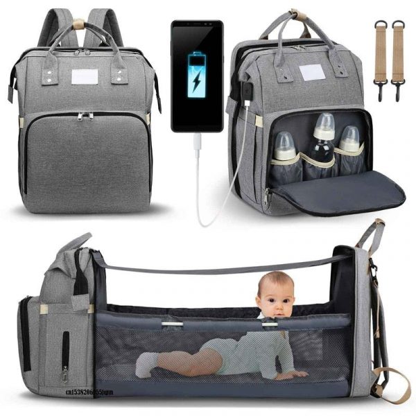 Sac à langer Portable pour bébé, lit de voyage