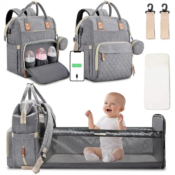 Sac à langer Portable pour bébé, lit de voyage