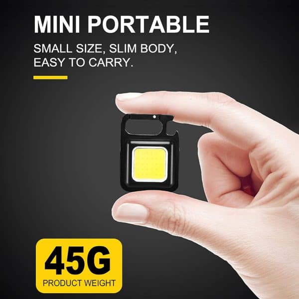 Lampe Led porte clef rechargeable Portable Multifonctionnelle