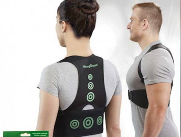Correcteur De Posture – Soutien Dorsal – Noir/Vert