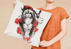 Coussin ouate anime Uchiha Itachi 45 x 45 cm