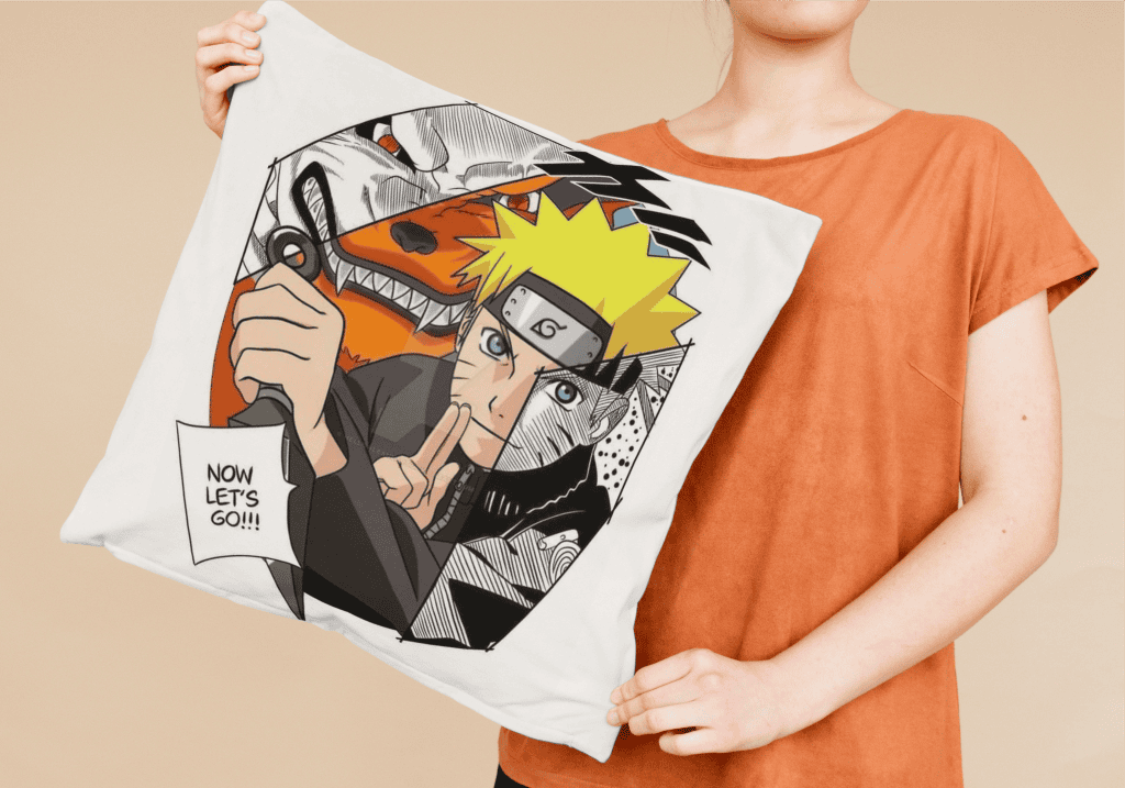 Coussin ouate anime Naruto 45 x 45 cm Coussin ouate anime Naruto 45 x 45 cm