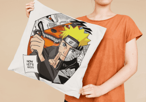 Coussin ouate anime Naruto 45 x 45 cm