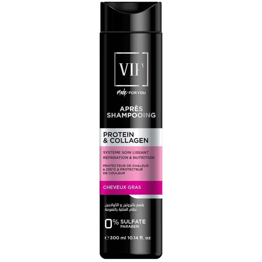 Apres Shampoing Protein&Collagen Cheveux Gras 300 ml