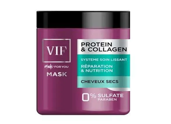 Masque Protein&Collagen Cheveux Secs 250 ml