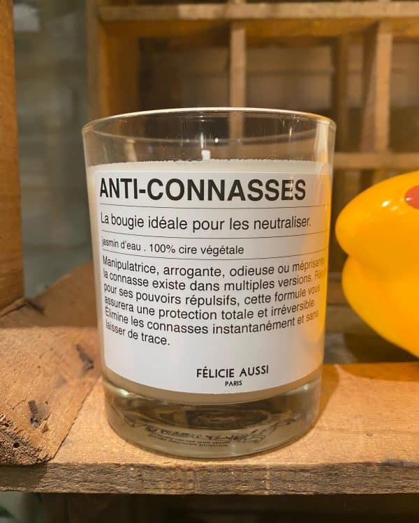 Bougie parfumée ANTI-CONNASSES