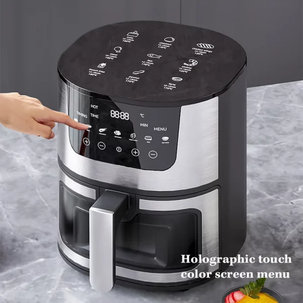 Friteuse à Air Silver Crest 7 litres | 2100 W | Cuisine Saine et Croustillante