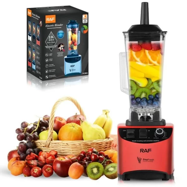 RAF Blender 2L 1800W - Noir -R 2804- Garantie 1 an
