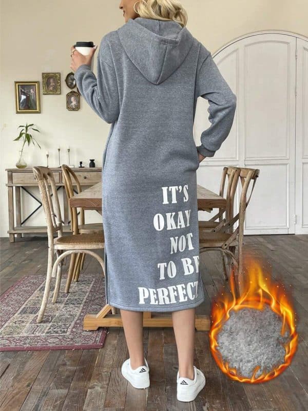Robe sweat-shirt "It's Okay not to be Perfect".