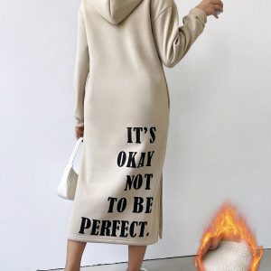 Robe sweat-shirt "It's Okay not to be Perfect".