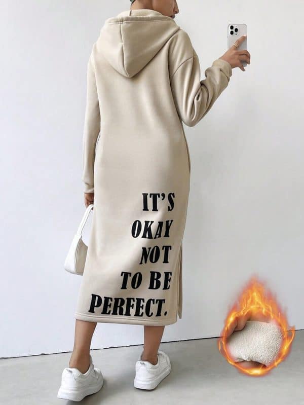 Robe sweat-shirt "It's Okay not to be Perfect".