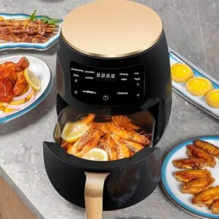 Friteuse à Air Chaud Silver Crest - Sans Huile - 8 L, 2400 W