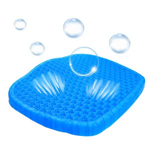 Excellent matériau en gel respiratoireLe coussin de siège en gel rafraîchissant de haute qualité évacue la chaleur plus facilement que les coussins en coton traditionnels. Même en été chaud, il reste frais même après de longues heures assis.